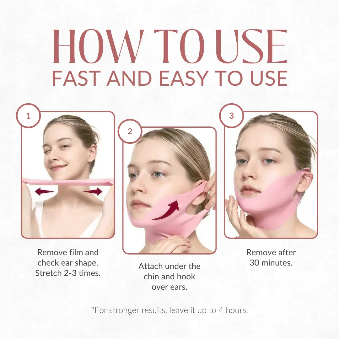 CocoBeauty Camellia Collagen V-Lift Jawline Mask