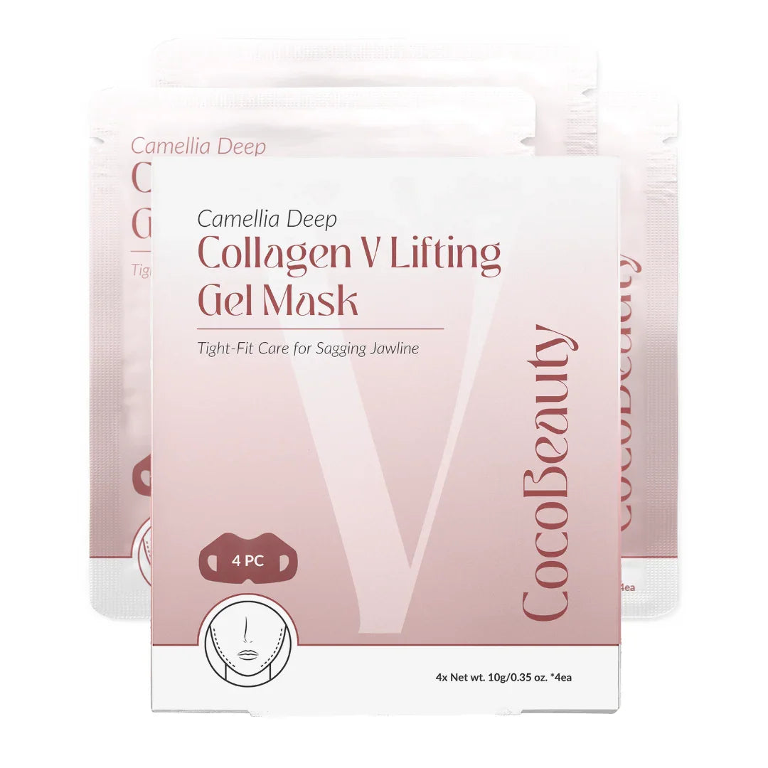 CocoBeauty Camellia Collagen V-Lift Jawline Mask