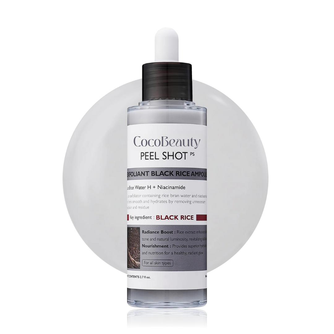 CocoBeauty Peel Shot Glow Rice Ampoule Duo