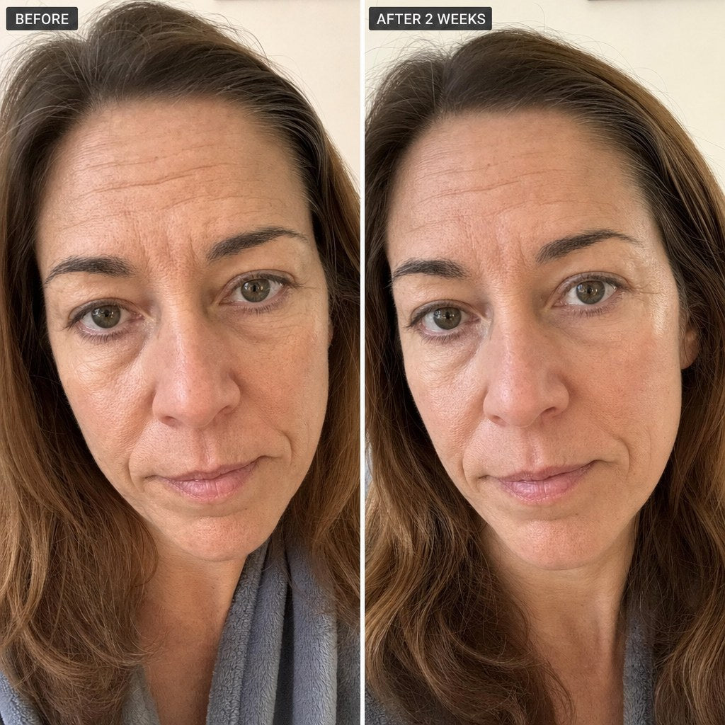 Before and after two weeks