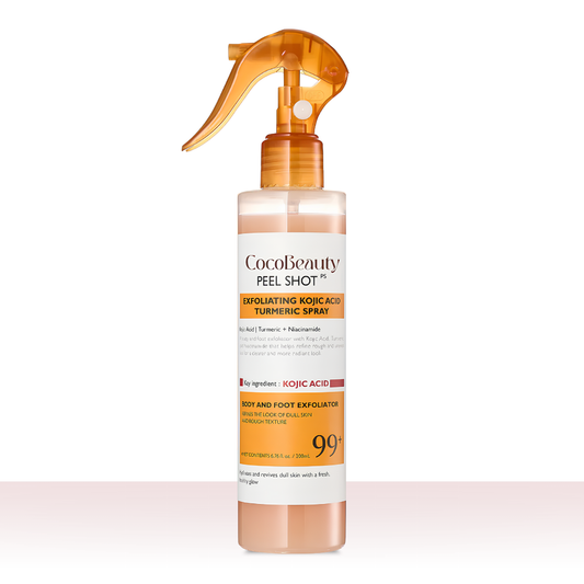 CocoBeauty Peel Shot - Kojic + Turmeric Body Peel Spray