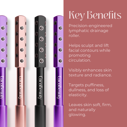 CocoBeauty LuxeLift™ Lymphatic Drainage Roller