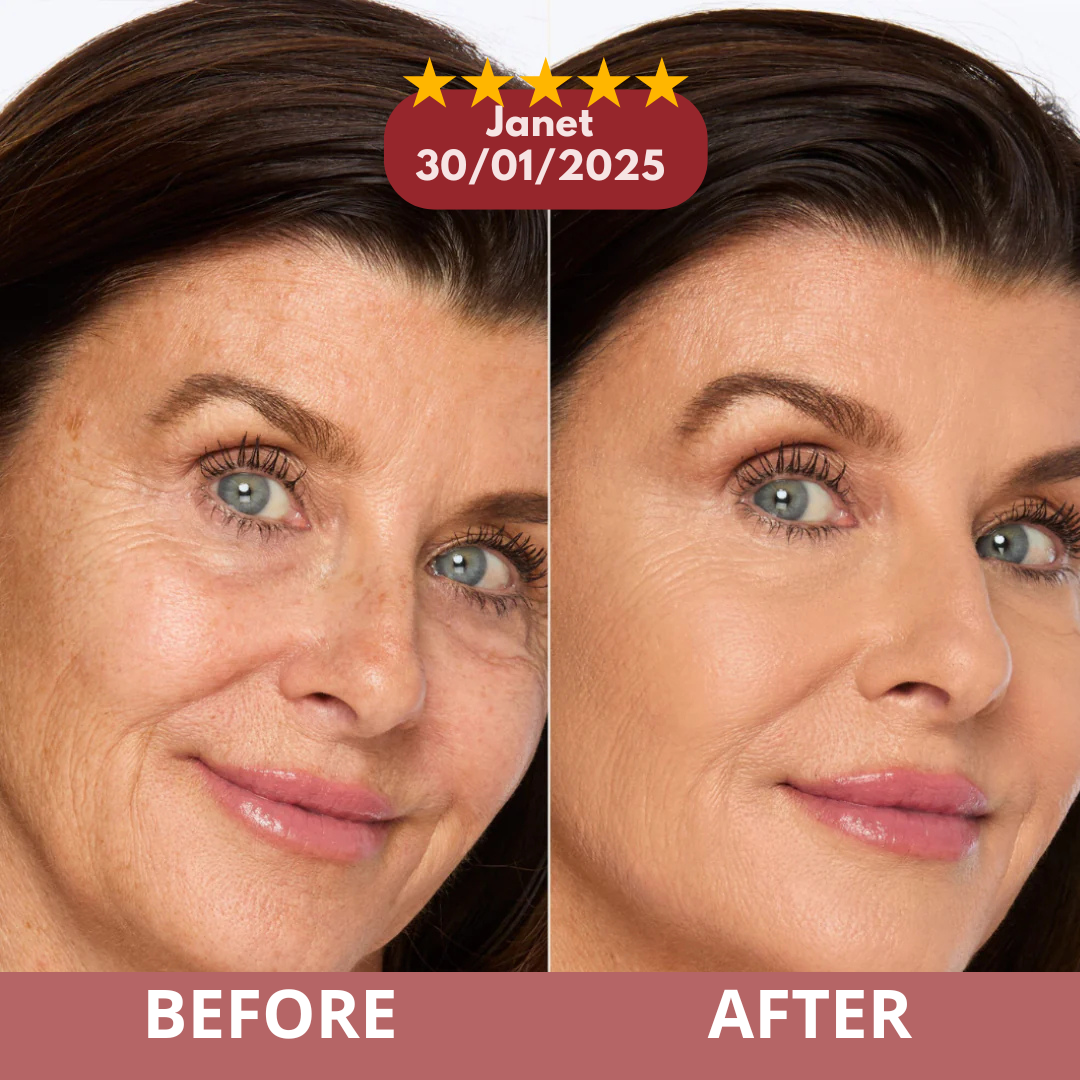 Before and after customer result