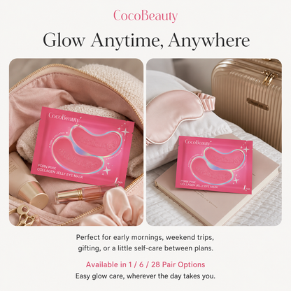 CocoBeauty PDRN Pink Collagen Jelly Eye Patches
