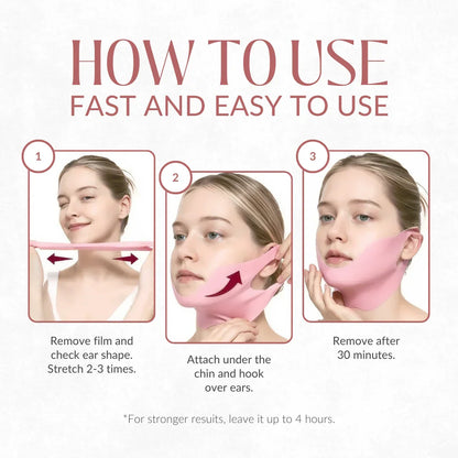 CocoBeauty Camellia Collagen V-Lift Jawline Mask