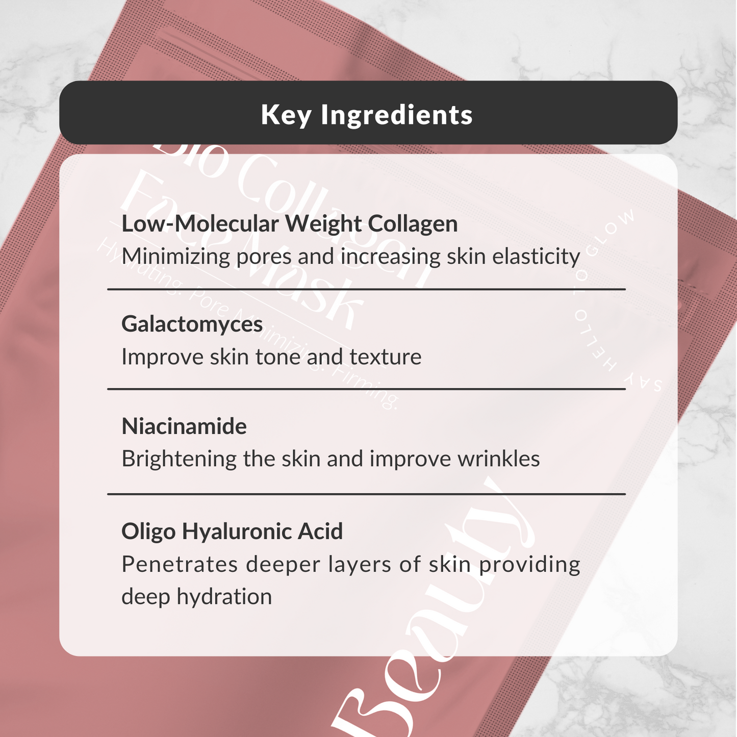 Bio-Collagen Chest Patches