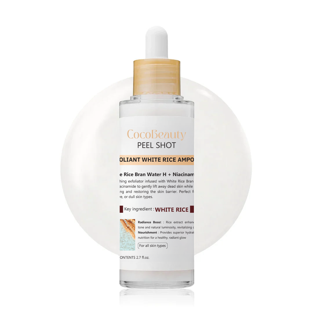 CocoBeauty Peel Shot Glow Rice Ampoule Duo