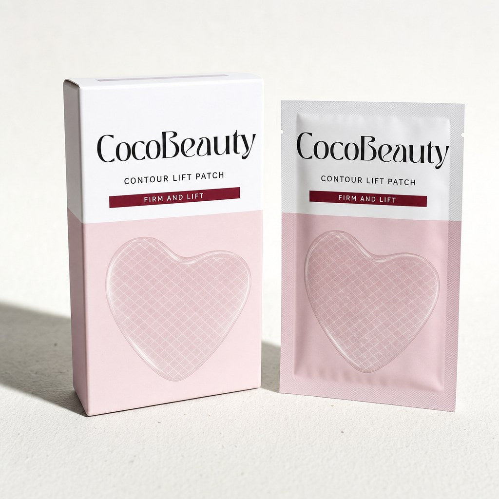 CocoBeauty Contour Lift Patch box and sachet